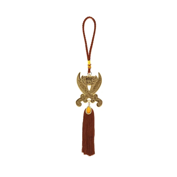 Allah & Travelling Dua Swords Car Hanger - Image 1